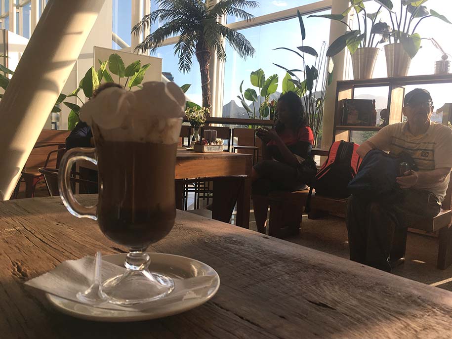 Café com vista para o Rio de Janeiro